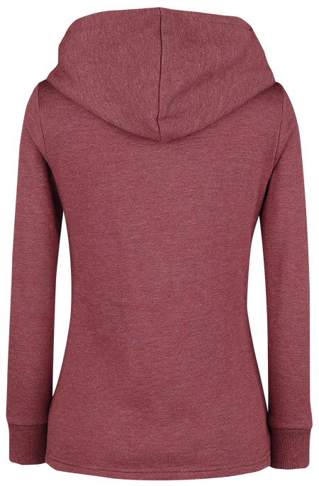 Sweat-shirt zippé à capuche  de RED by EMP - Let It Rock - S à 5XL - pour Femme - rouge chiné - RED by EMP - View 2