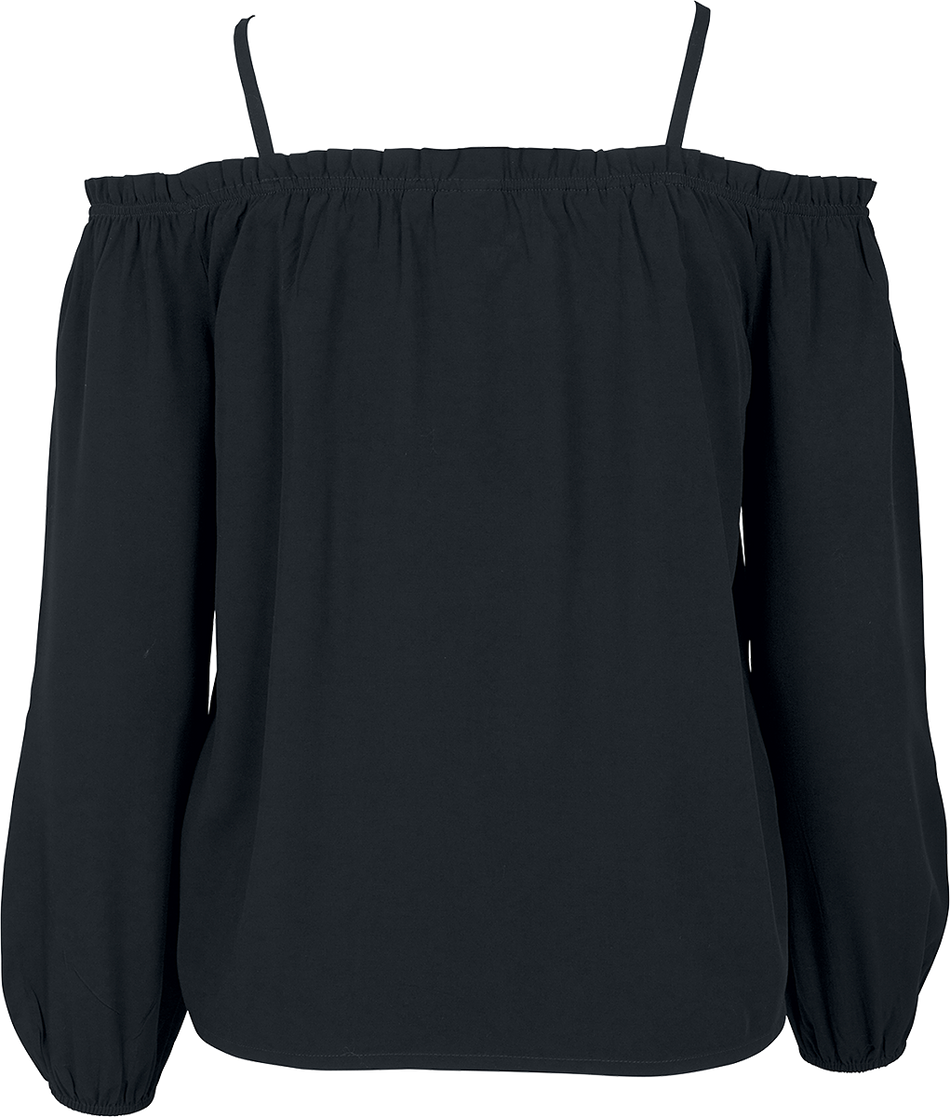 T-shirt manches longues  de Urban Classics - T-Shirt Manches Longues Épaules Dénudées - XS à 4XL - pour Femme - noir - Urban Classics - View 2
