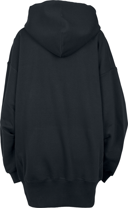 Sweat-shirt à capuche  de Urban Classics - Sweat À Capuche Oversize Long - XS à 5XL - pour Femme - noir - Urban Classics - View 2