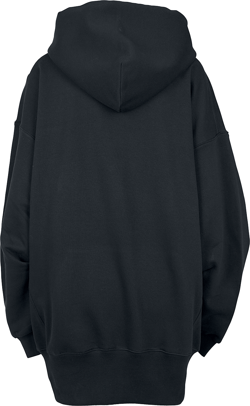 Sweat-shirt à capuche  de Urban Classics - Sweat À Capuche Oversize Long - XS à XL - pour Femme - noir - Urban Classics - View 2