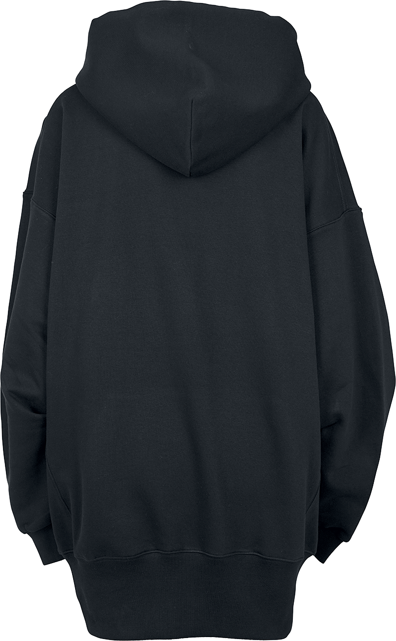 Sweat-shirt à capuche  de Urban Classics - Sweat À Capuche Oversize Long - XS à XL - pour Femme - noir - Urban Classics - View 2