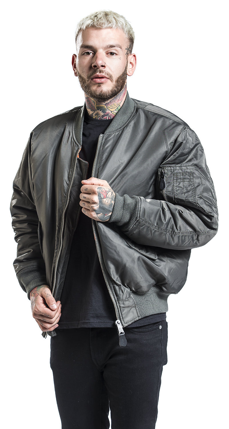 Bomber  de Brandit - MA1 - S à XXL - pour Homme - anthracite - Brandit - View 2