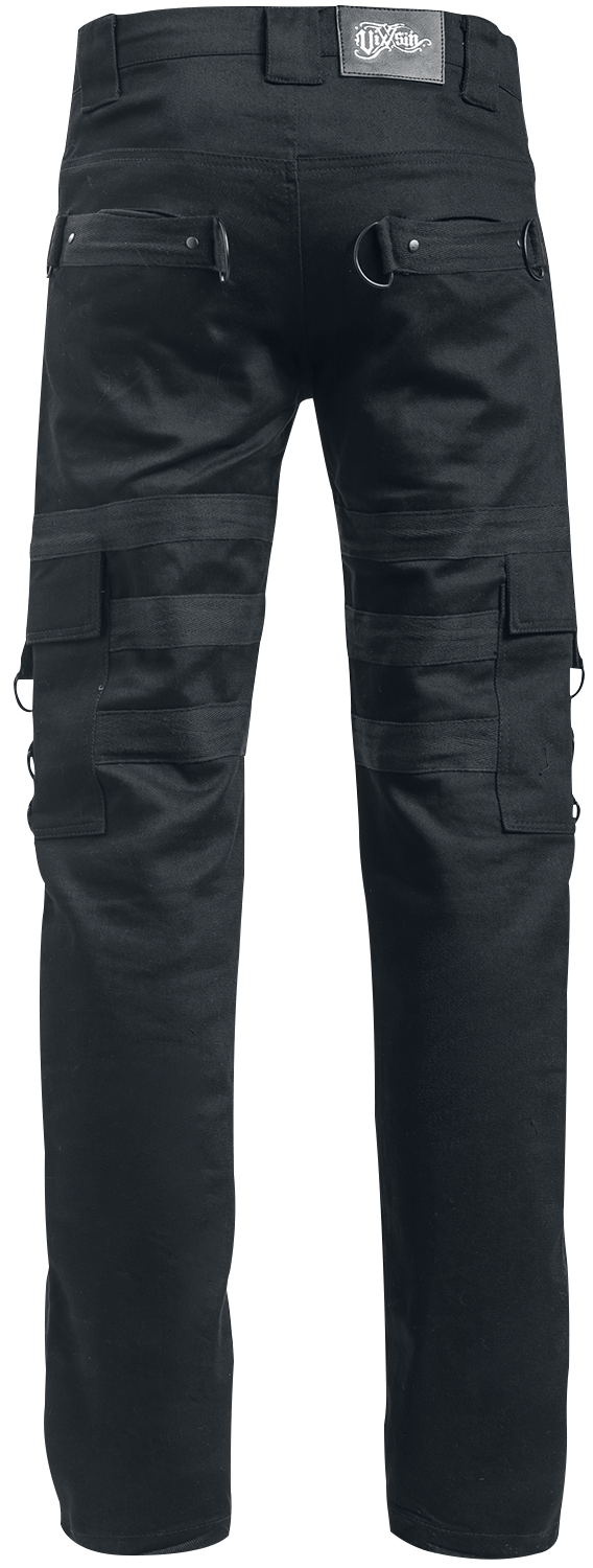 Pantalon en toile Gothic de Vixxsin - Pantalon Liam - W30L32 à W38L34 - pour Homme - noir - Vixxsin - View 2