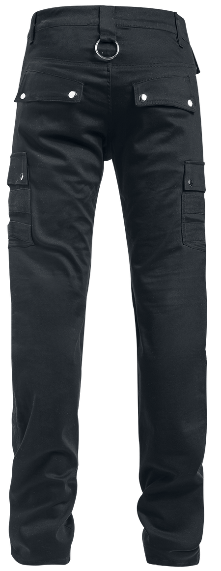 Pantalon en toile Gothic de Chemical Black - Pantalon Anders - W31L32 à W38L34 - pour Homme - noir - Chemical Black - View 2