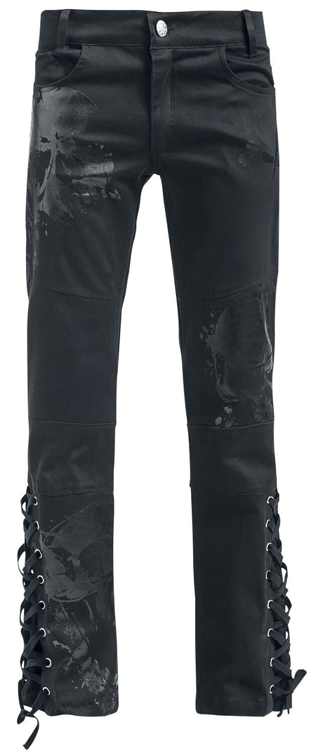 Pantalon en toile Gothic de Vixxsin - Adrian Pant Boot Cut - W30L32 à W38L34 - pour Homme - noir - Vixxsin