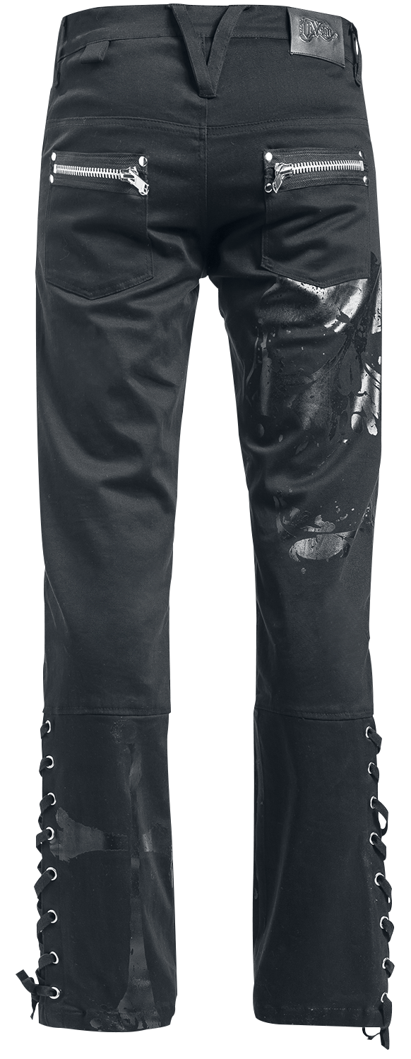 Pantalon en toile Gothic de Vixxsin - Adrian Pant Boot Cut - W30L32 à W38L34 - pour Homme - noir - Vixxsin - View 2
