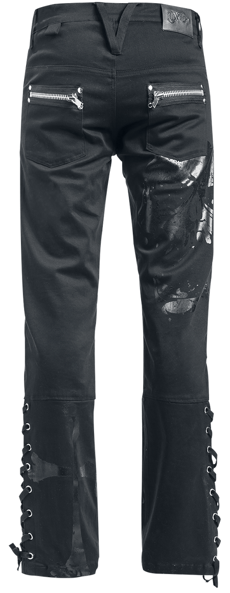 Pantalon en toile Gothic de Vixxsin - Adrian Pant Boot Cut - W30L32 à W38L34 - pour Homme - noir - Vixxsin - View 2