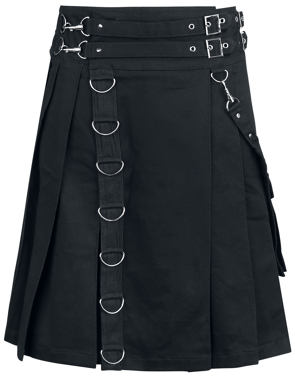 Jupe mi-longue Gothic de Heartless - Calle Kilt - M à XXL - pour Homme - noir - Heartless - View 2