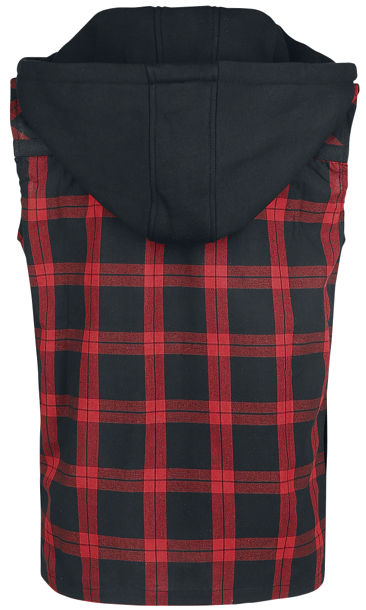 Chemise manches courtes Gothic de Vixxsin - Eetu Shirt - S à XXL - pour Homme - noir/rouge - Vixxsin - View 2