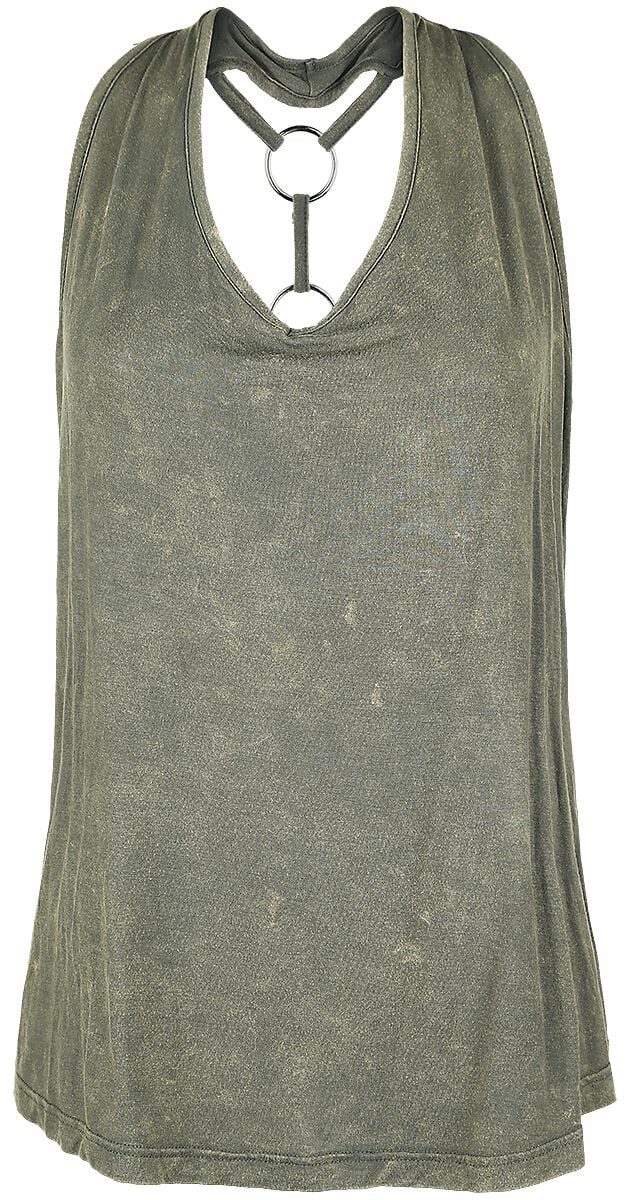Top  de Black Premium by EMP - Ella - S à XL - pour Femme - olive - Black Premium by EMP