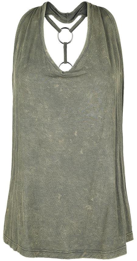 Top  de Black Premium by EMP - Ella - S à XL - pour Femme - olive - Black Premium by EMP