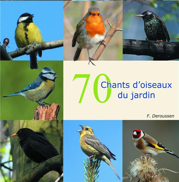 70 Chants d'oiseaux du jardin Inclus livret 8 pages - Front Cover