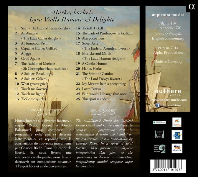 Harke harke lyra violls humors & delights - Front Cover