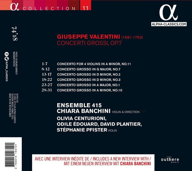 Concerti grossi Opus 7 - Front Cover