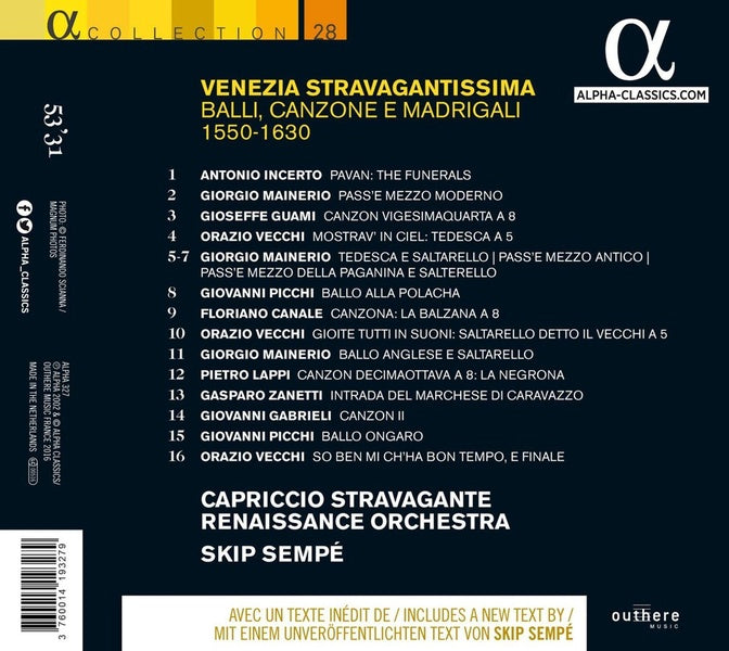 Venezia Stravagantissima - Front Cover