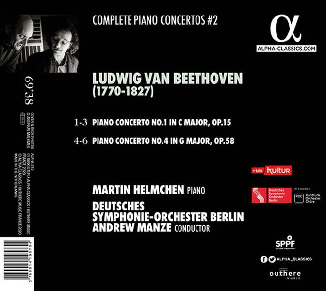 Concertos pour piano numéros 1 et 4 - Front Cover