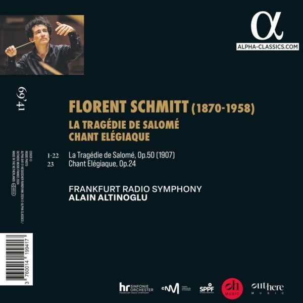 La tragédie de Salomé / Chant élégiaque - Front Cover