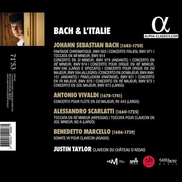 Bach & l'Italie - Front Cover