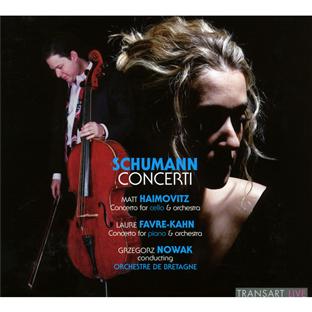 Concerto pour violoncelle op.129 - concerto pour piano op.54 - Front Cover