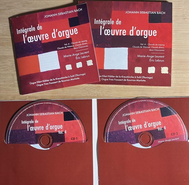 J.S. Bach : Intégrale des œuvres d’orgue, Volume 4 - Front Cover