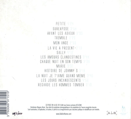 Les matins blancs - Back Cover