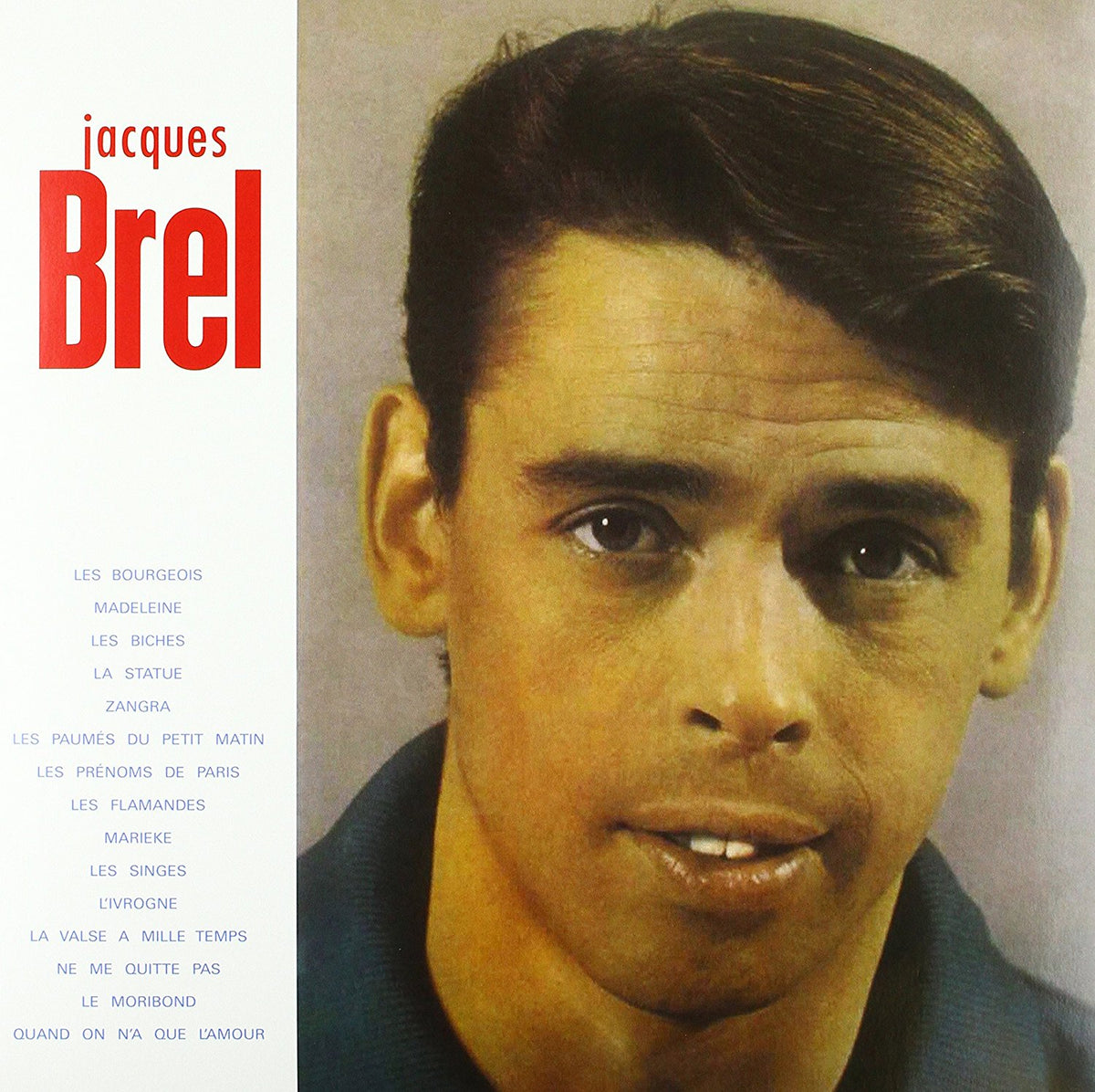 Vinyle Jacques Brel "Olympia 1962" - Front Cover