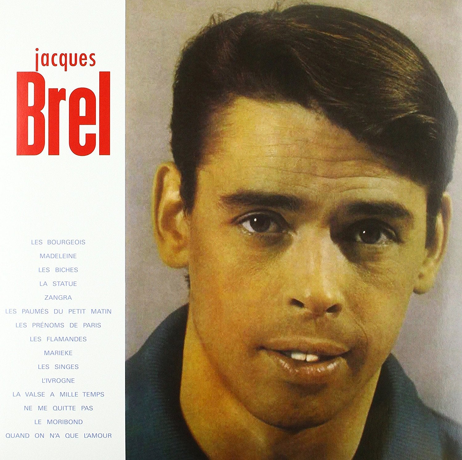 Vinyle Jacques Brel "Olympia 1962" - Front Cover