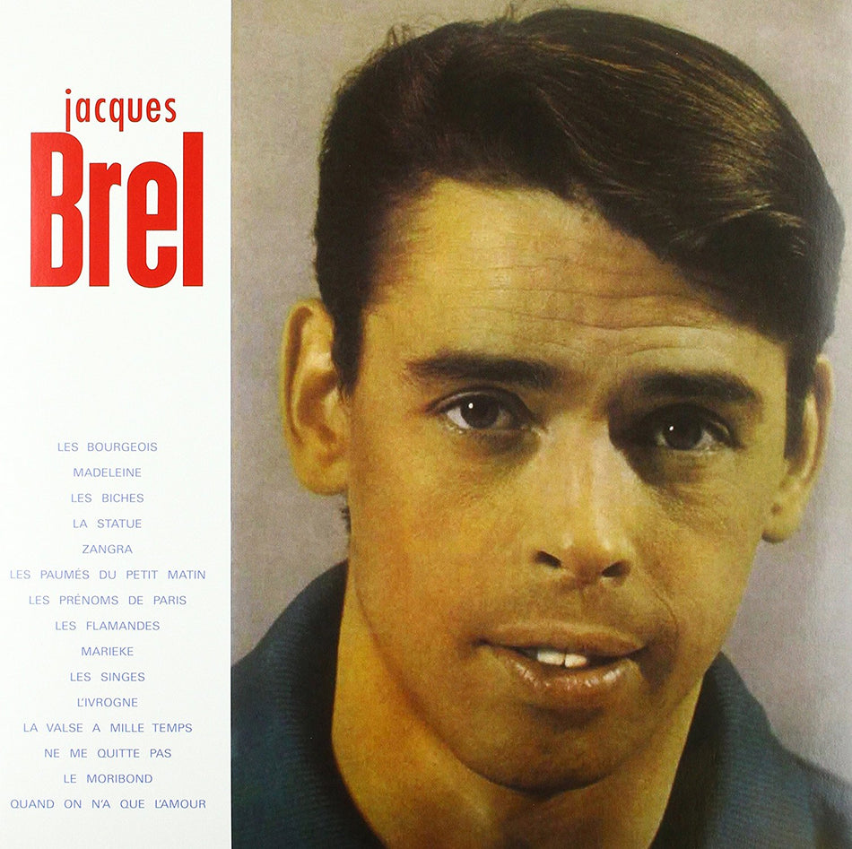 Vinyle Jacques Brel "Olympia 1962" - Front Cover