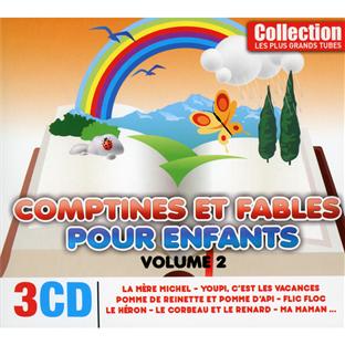 Plus grands tubes comptines et fables pour enfants /vol.2 - Front Cover