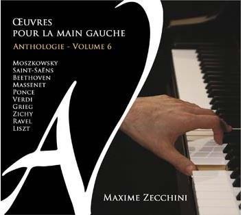 Oeuvres pour la main gauche anthologie volume 6 - Front Cover