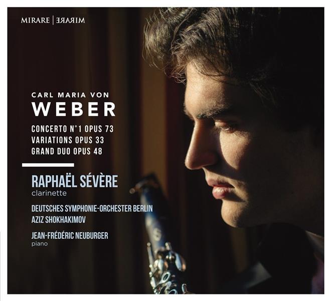 Concerto pour clarinette n° 1 op.73. - variations op.33 - grand duo concertant op.48 - Front Cover