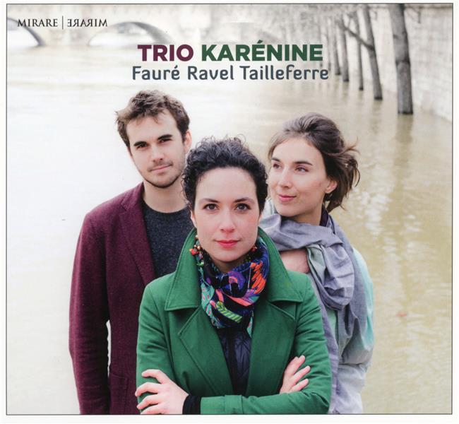Fauré, Ravel, Tailleferre - Front Cover