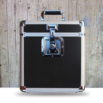 Flight case pour vinyle 50 noir - Front Cover