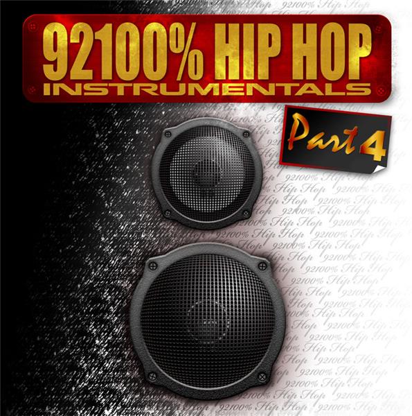92100% Hip hop - Instrumentals volume 4 - Front Cover