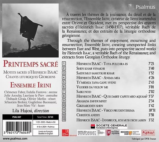 Printemps sacré - Vivre, mourir, renaître - Front Cover