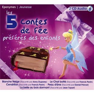 Les 5 contes de fées préferés des enfants - Front Cover