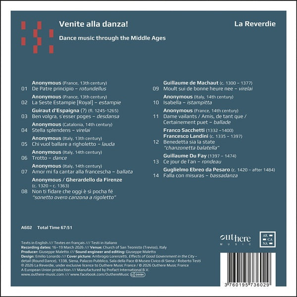Venite Alla Danza ! - Front Cover