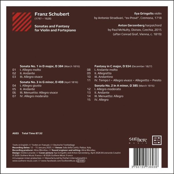 Sonates et fantaisie pour violon et pianoforte - Front Cover