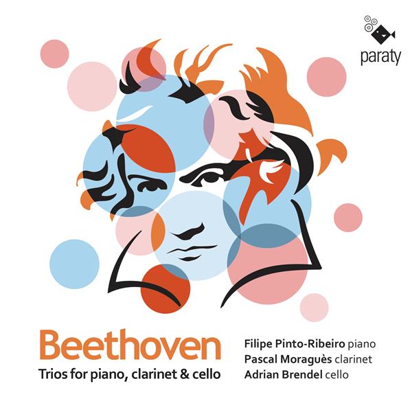 Beethoven trios for piano, clarinet & cello - Front Cover
