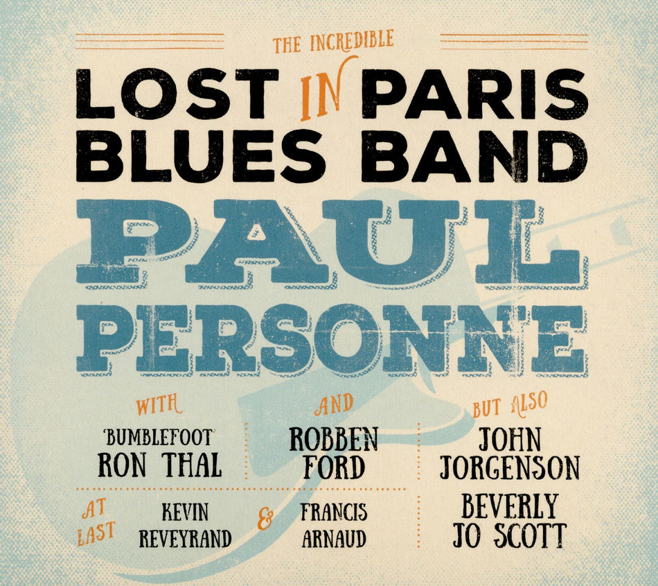 LOST IN PARIS BLUES BAND - Front Cover