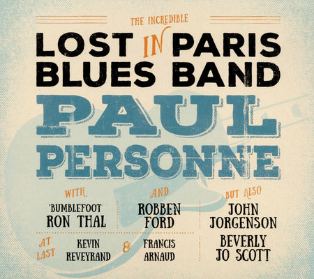 LOST IN PARIS BLUES BAND - Front Cover