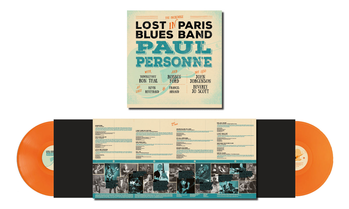 LOST IN PARIS BLUES BAND - Front Cover