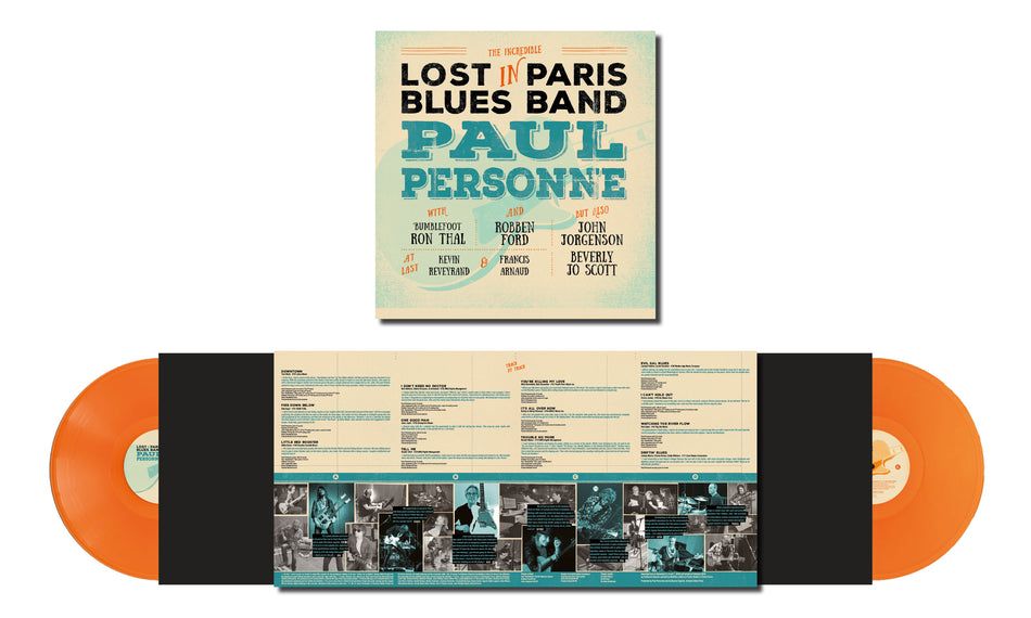 LOST IN PARIS BLUES BAND - Front Cover
