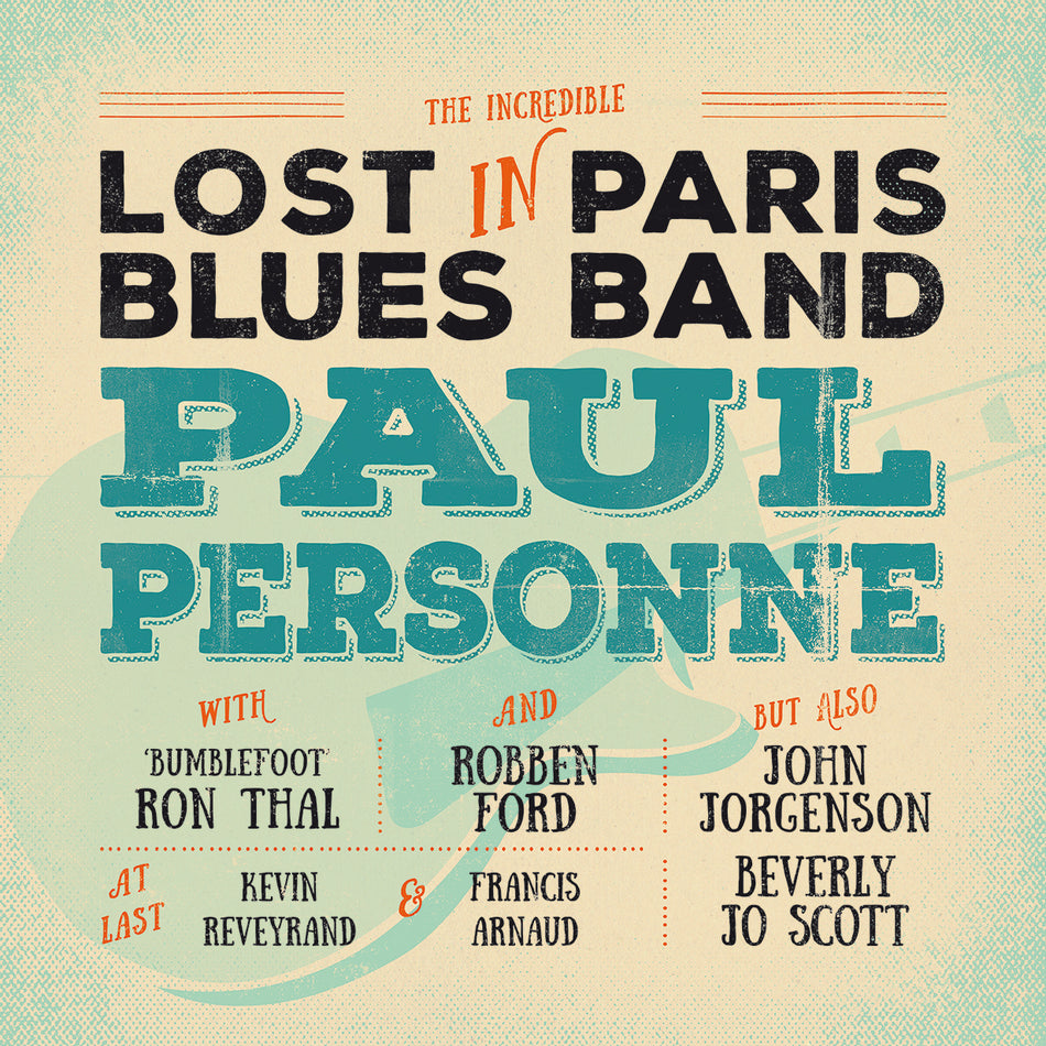 LOST IN PARIS BLUES BAND - Back Cover