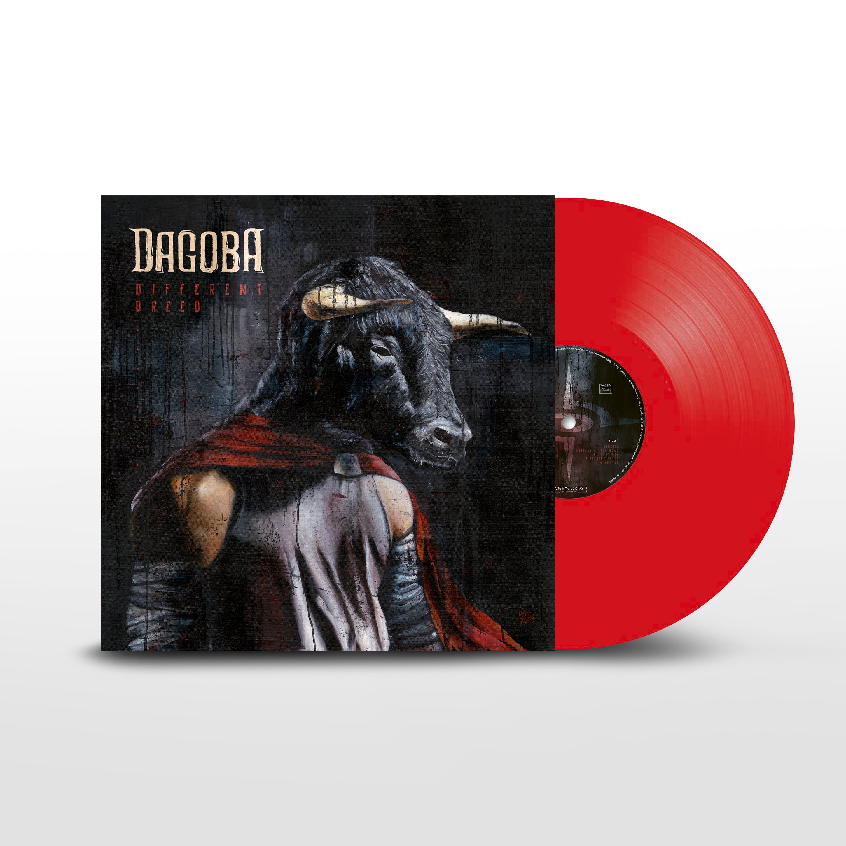 DIFFERENT BREED (Vinyle rouge transparent) - Front Cover