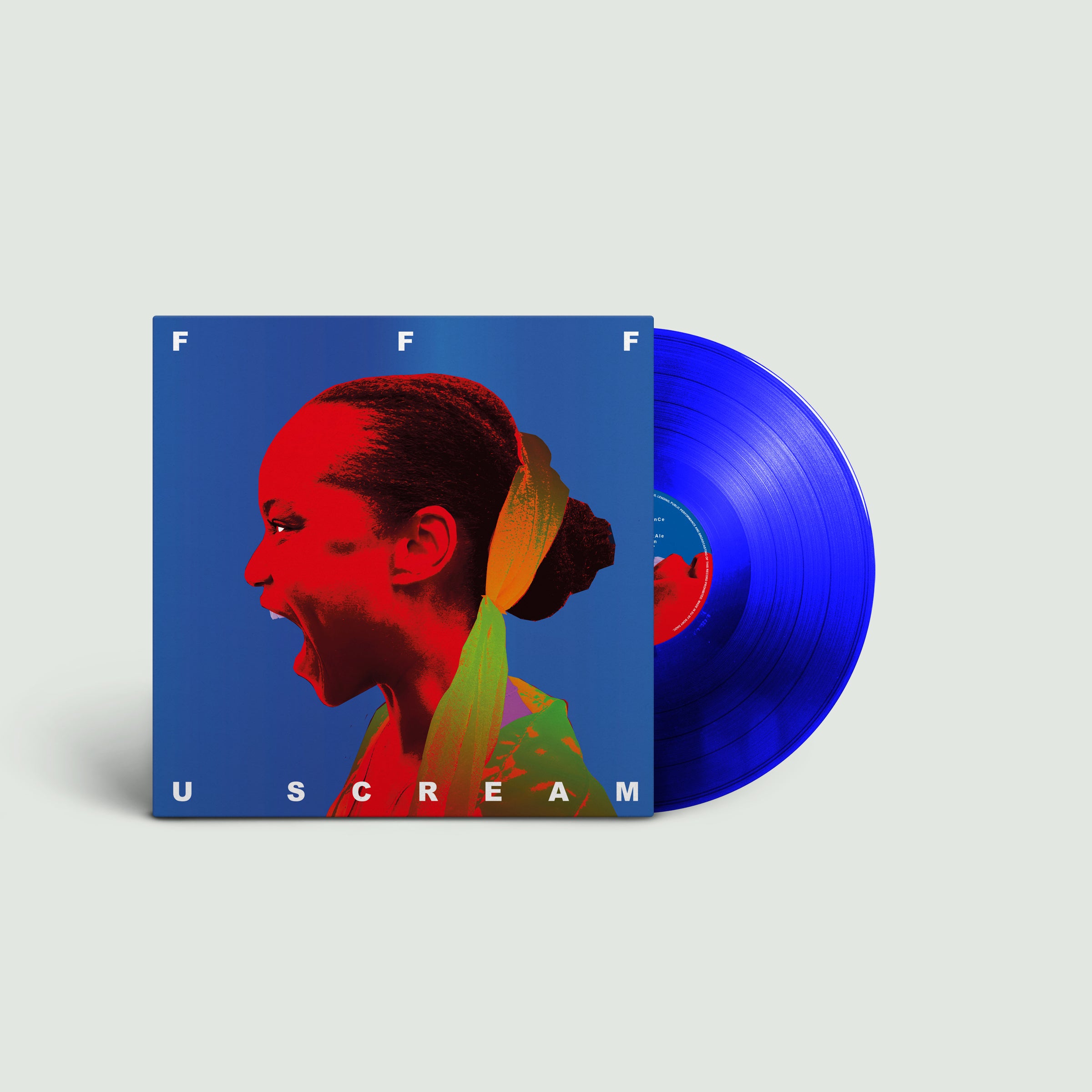 U SCREAM (VINYLE BLEU) - Front Cover