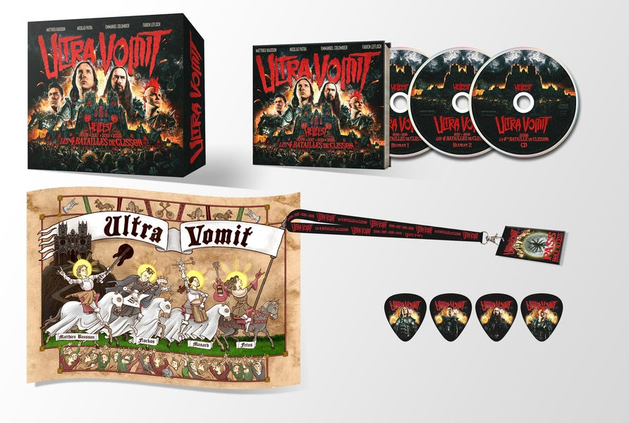 HELLFEST : LES QUATRE BATAILLES DE CLISSON Coffret - Front Cover