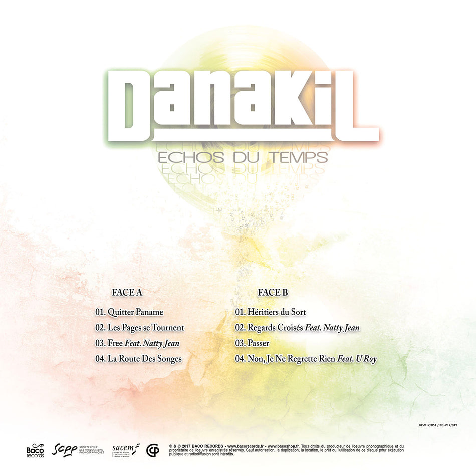 Echos du temps - Back Cover