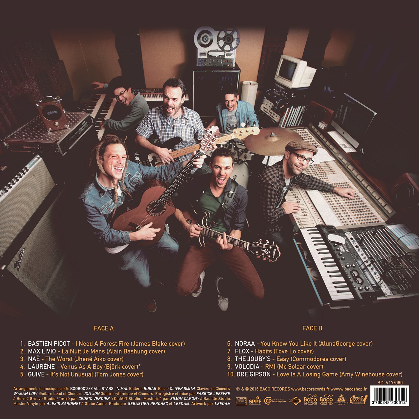 Studio Reggae Bash - Back Cover