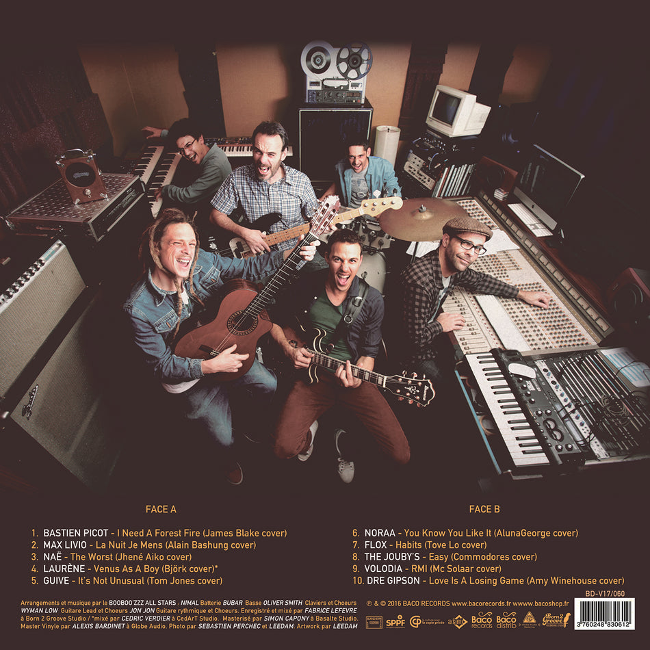 Studio Reggae Bash - Back Cover